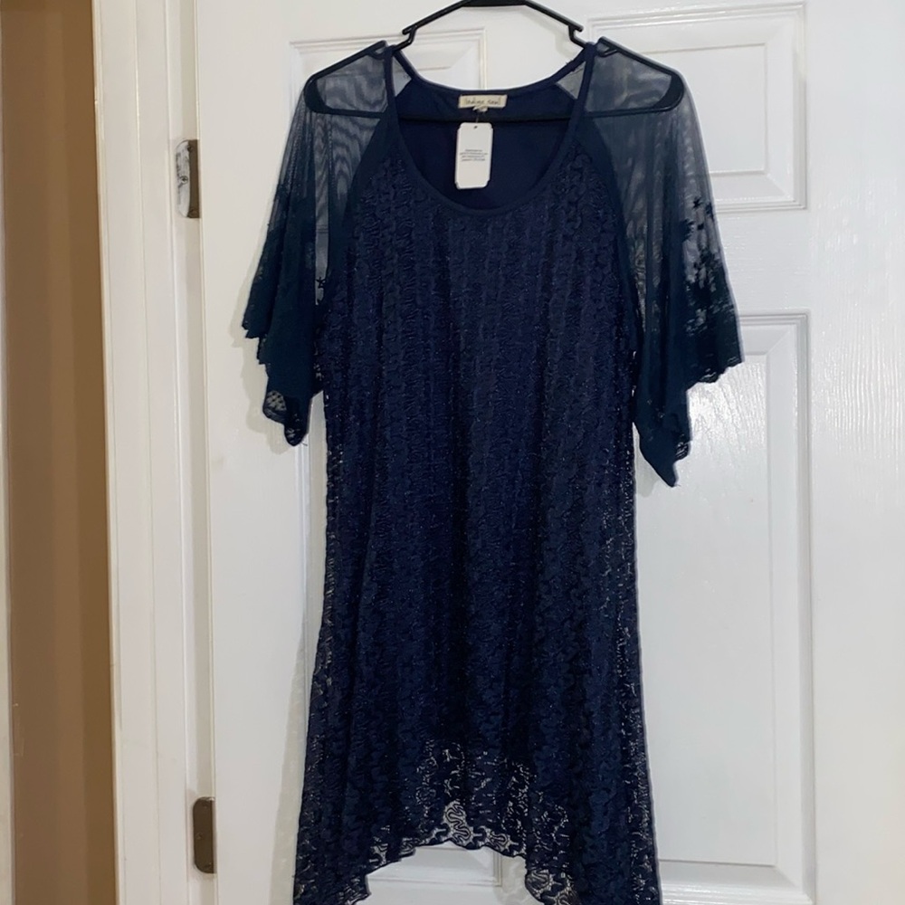 Women’s navy blue blouse
